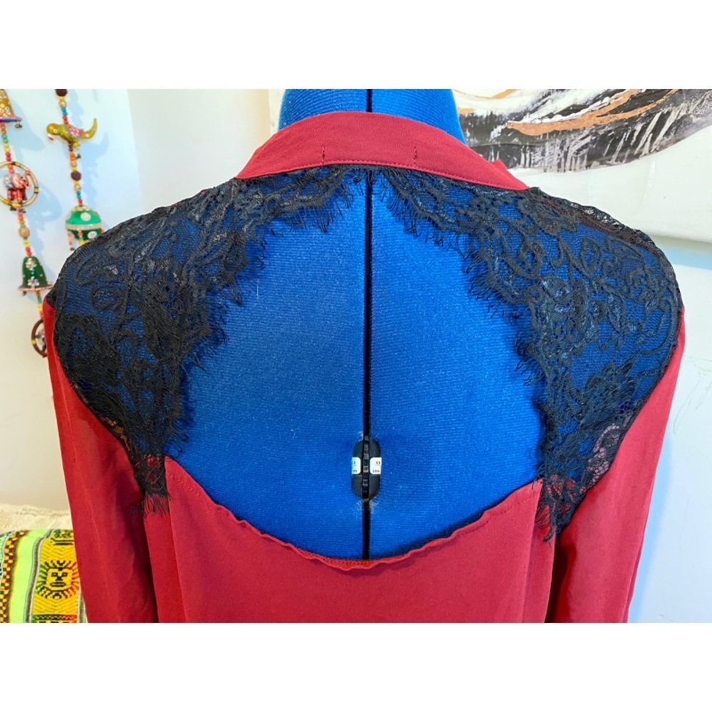 Maurices Lace 3/4 Sleeve Blouse - Picture 5 of 8